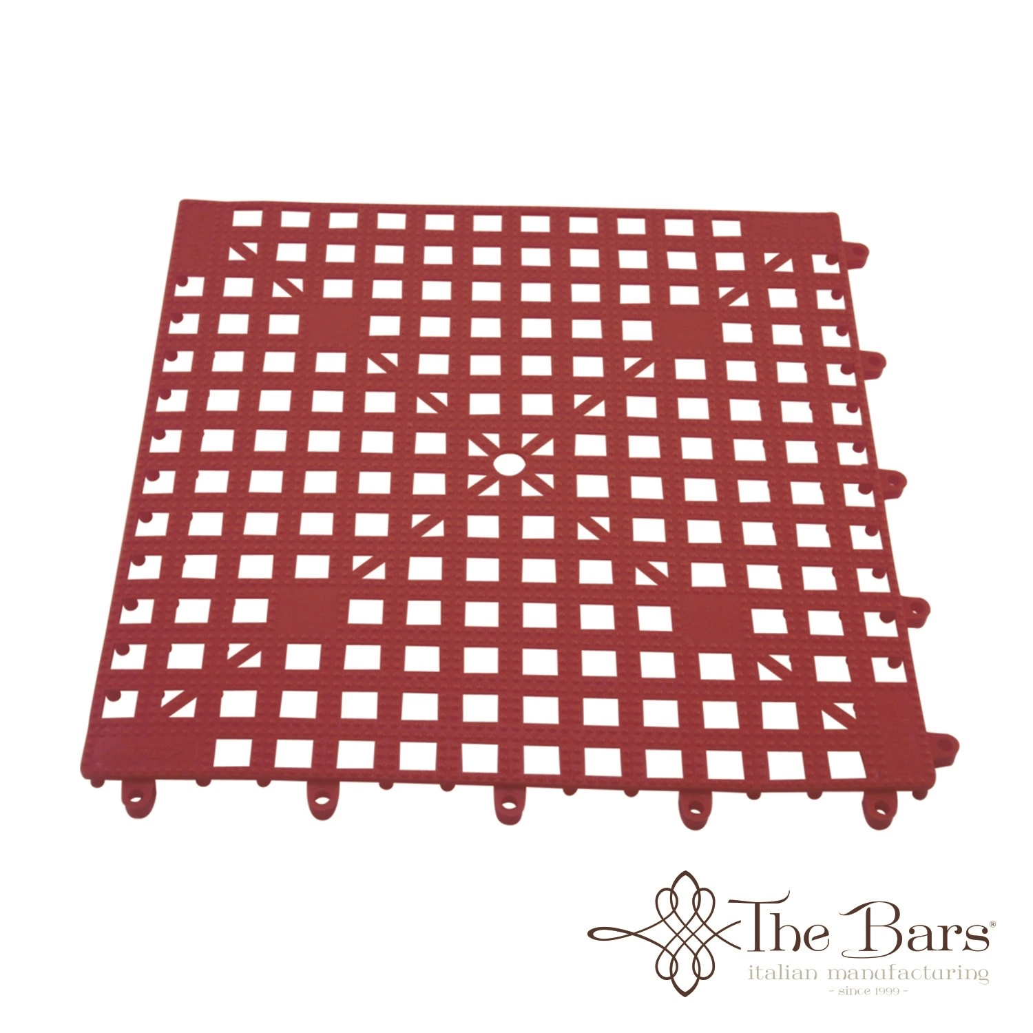 Interlocking Matten Red