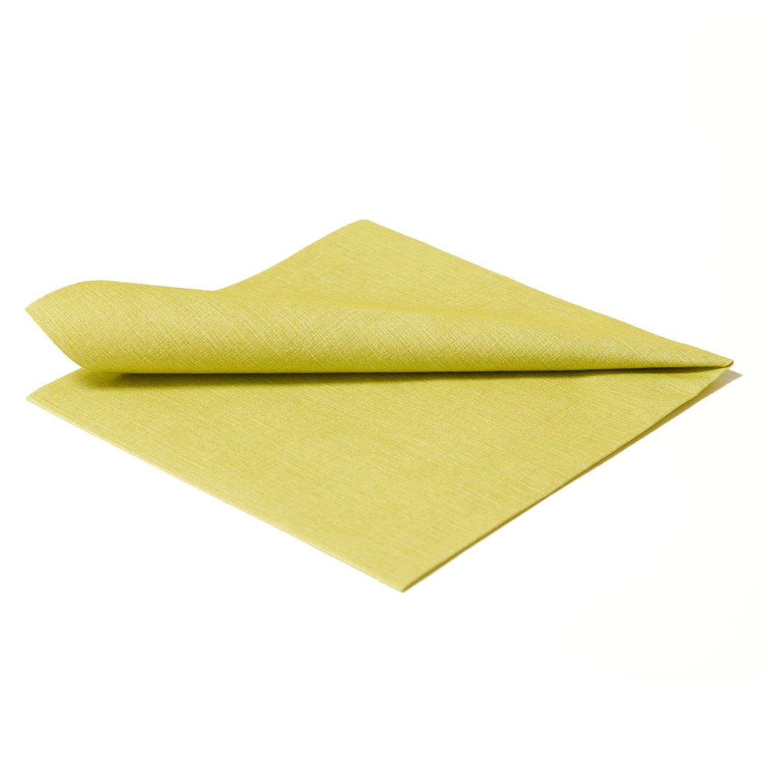 Serviette de table 40x40cm, vert kiwi, 15 pcs.