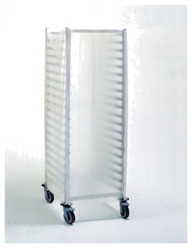 Housse de protection, lavable pour chariot à étagères GN1/1