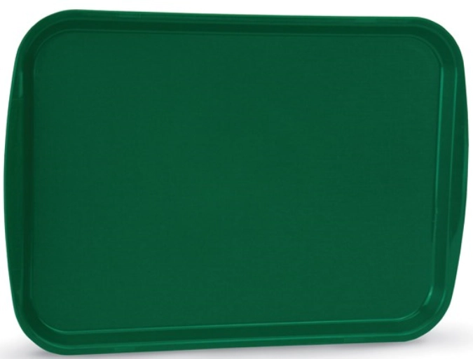 Plateau fast food vert 35.6 x 45.7cm