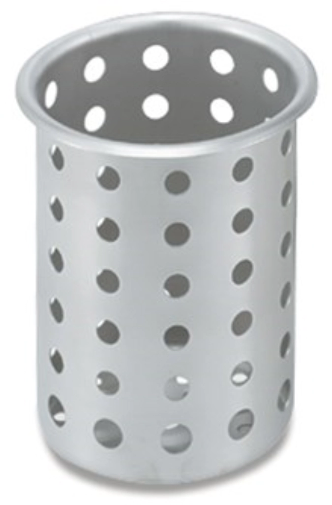 Besteckköcher Edelstahl zylindrisch D11cm H14cm