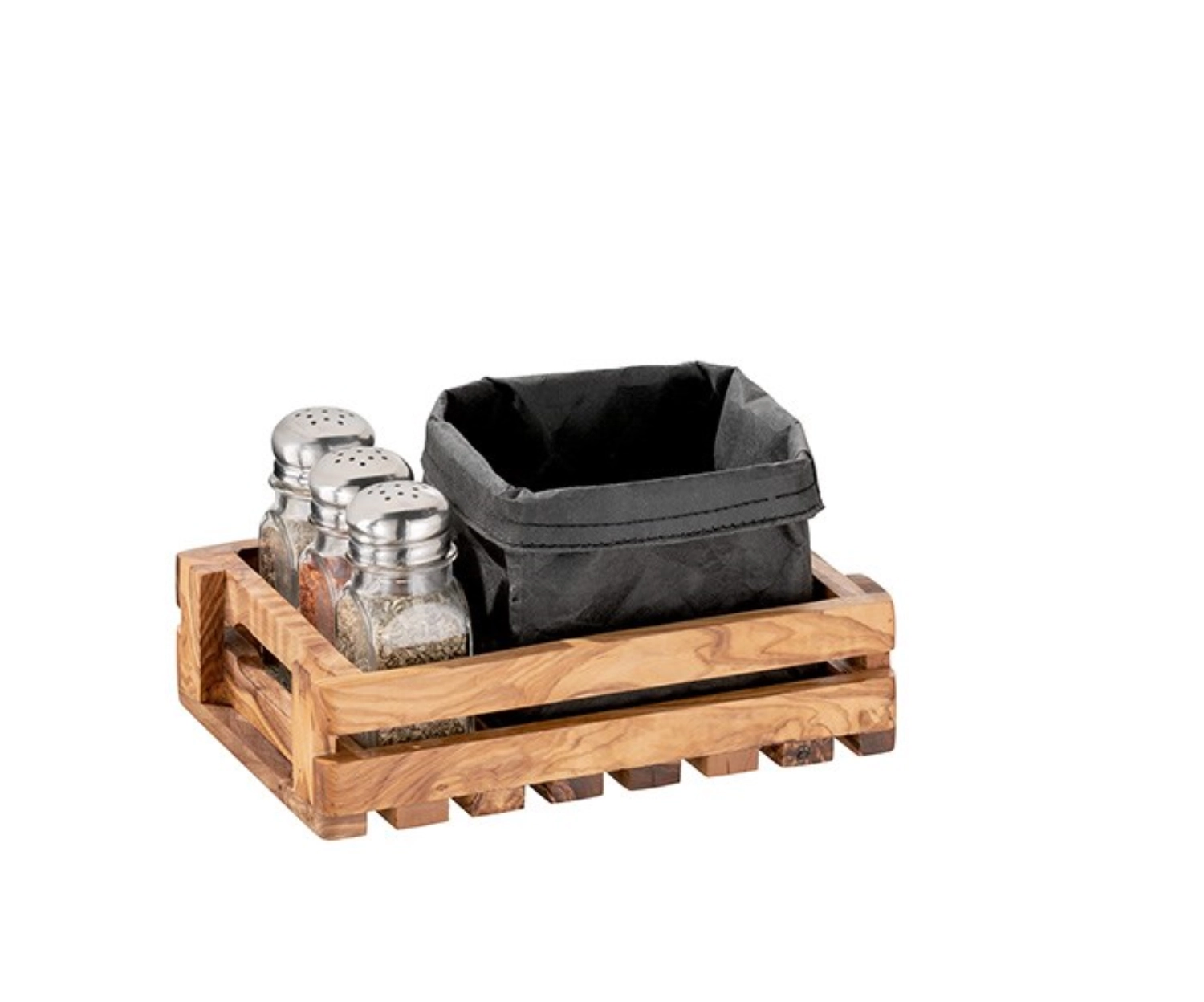 Table Caddy, Olivenholz, 22x15cm, H6cm