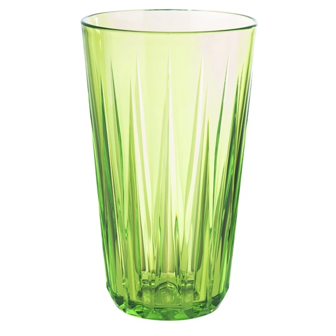 Gobelet crystal vert d9cm h15.5cm, 500ml