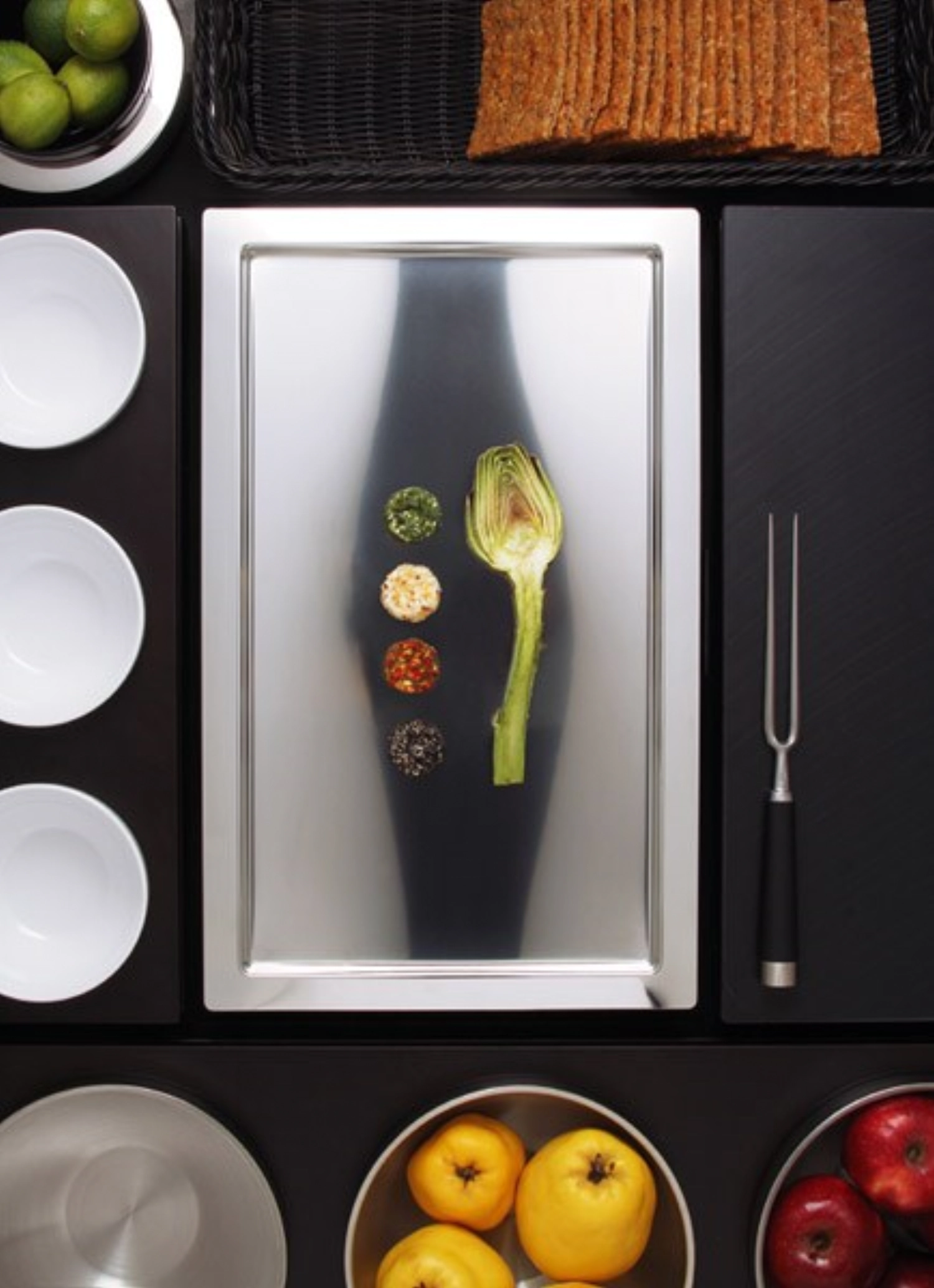 GN 1/1 Tablett Frames Edelstahl