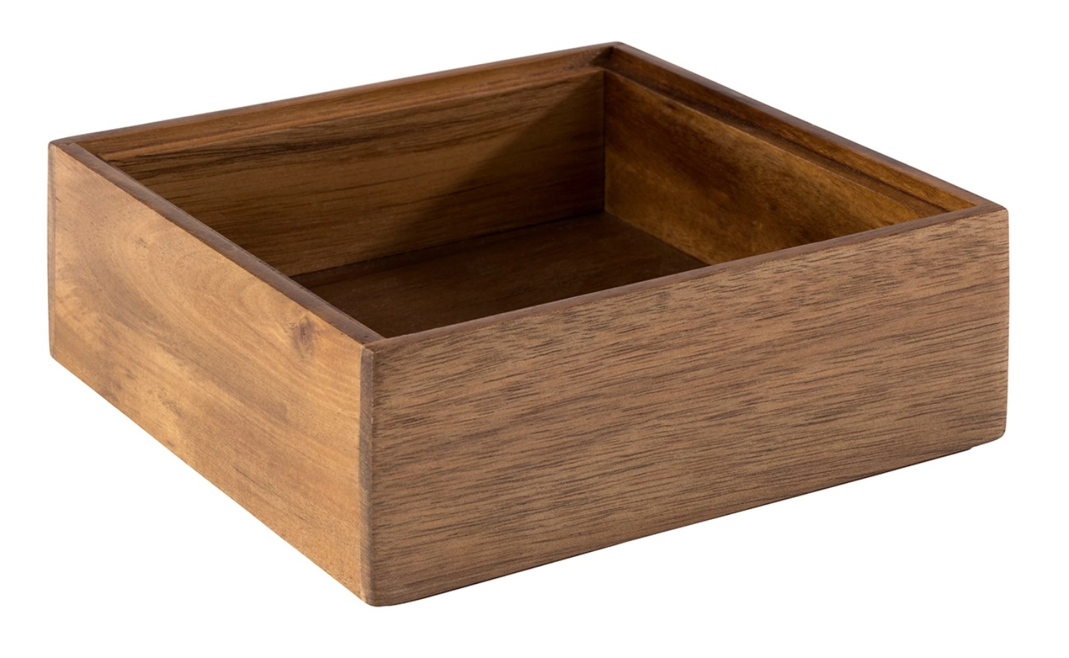 Holzbox Woody 15x15cm H5.5cm, Akazienholz