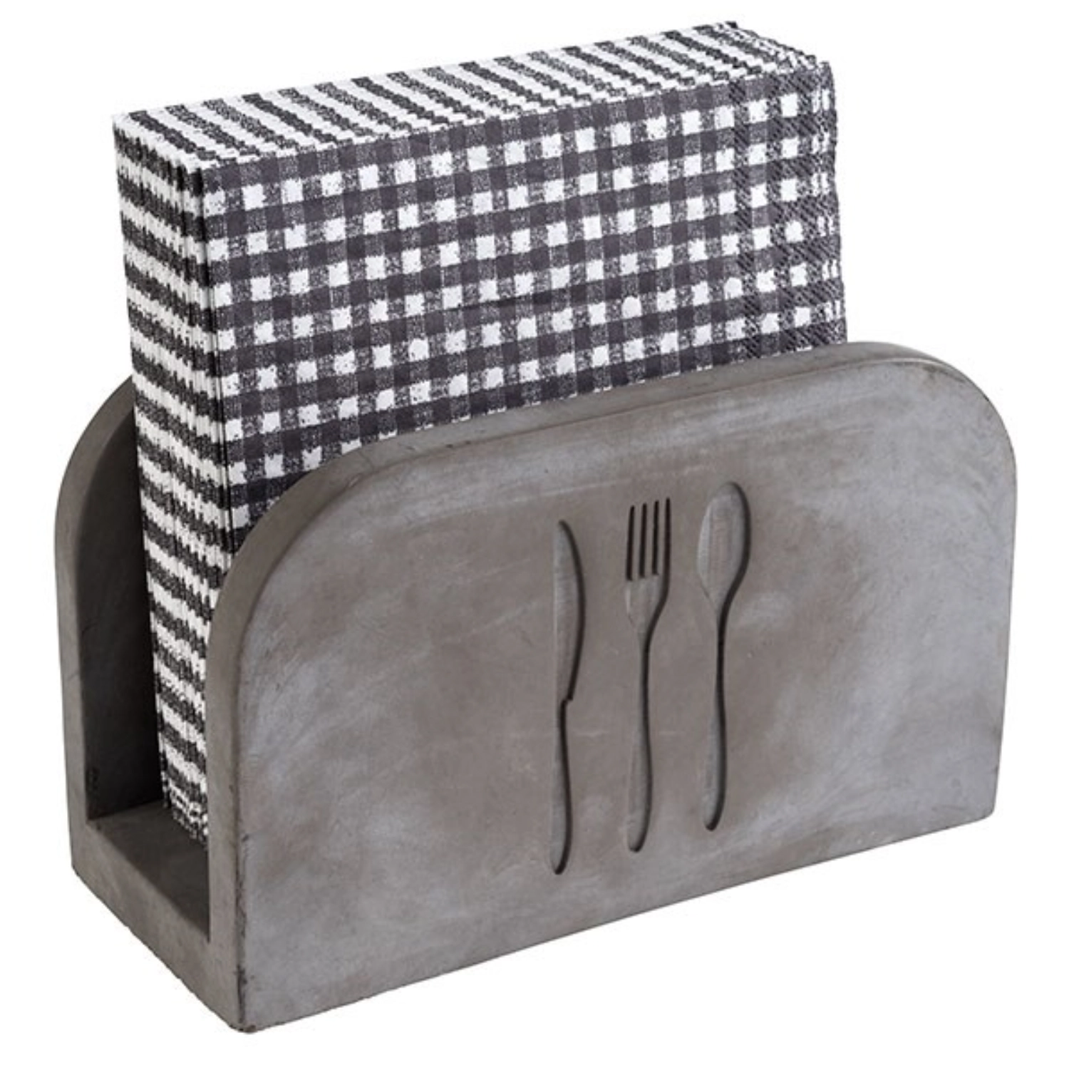 Serviettenhalter ELEMENT 16x7,5cm H10cm Beton