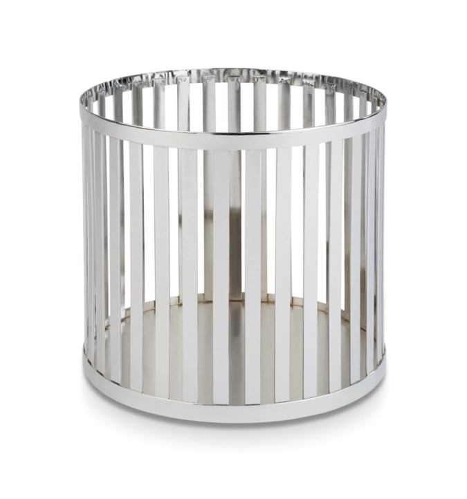 Korb/Ständer D21cm H20cm Chrom