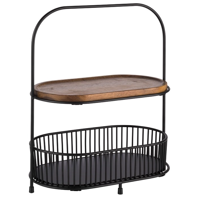 Étagère 2 niveaux, set de 5 all-rounder