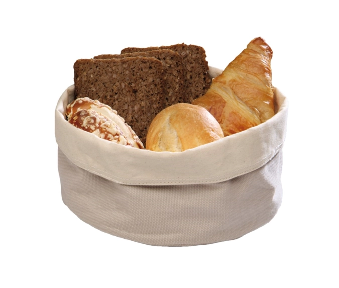 Brottasche, D20cm, H9cm, beige