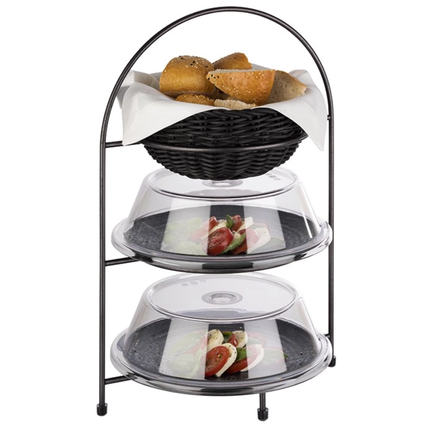 Serviergestell Industrial 29x19.5cm H43cm Metall anth