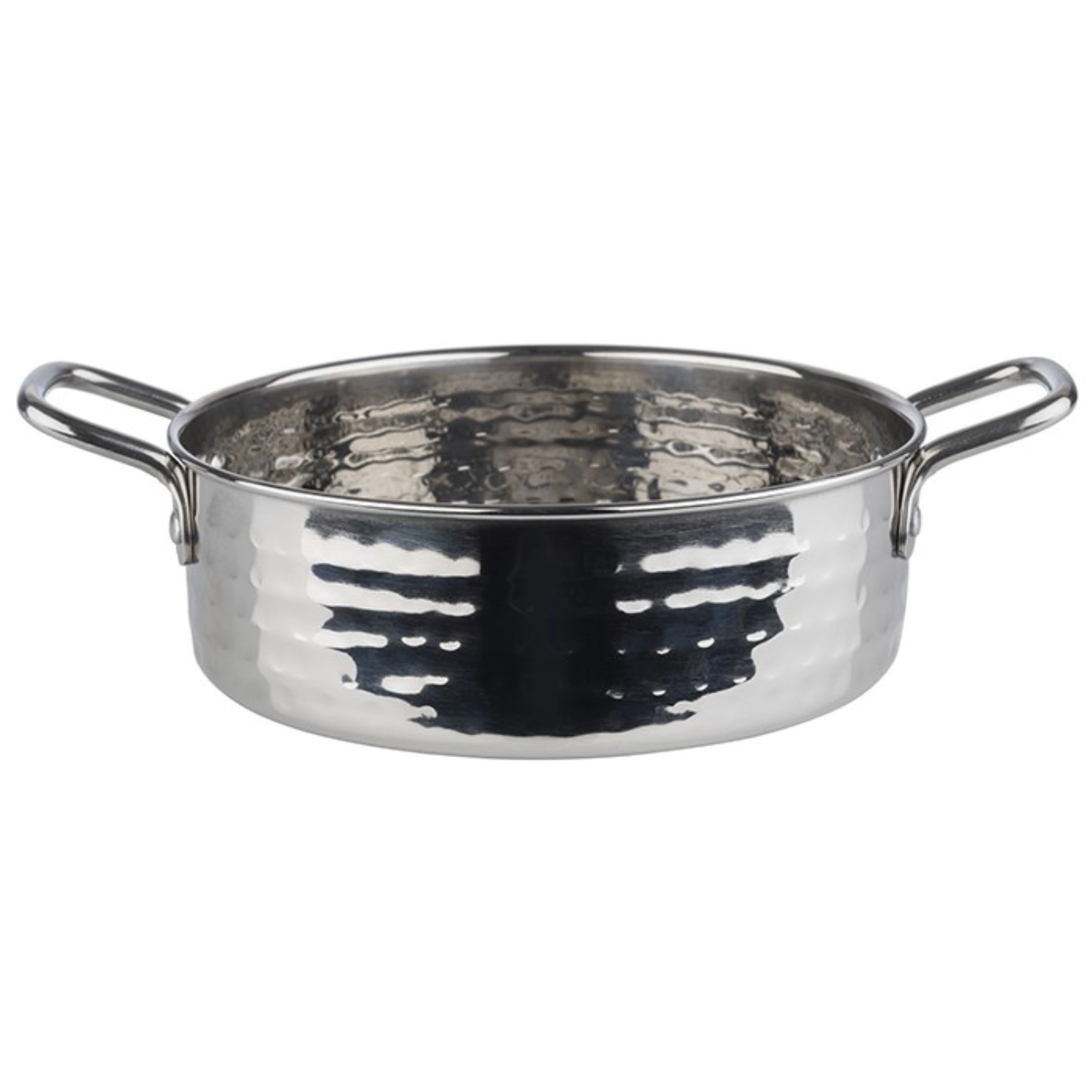 Serviertöpfchen 0.75l D15.5cm, H5cm, gehämmert