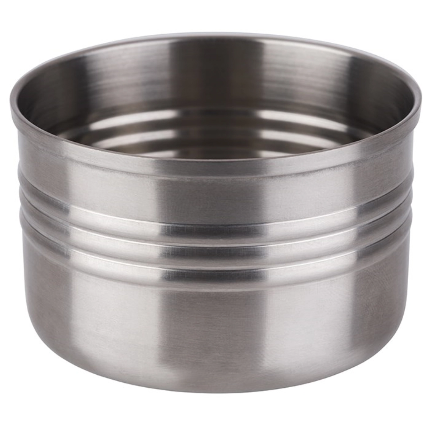 Snackcan D6.5cm H4cm Edelstahl mattiert