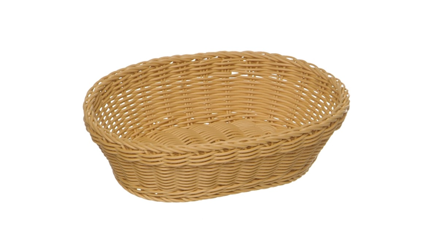 Profi Line Korb oval 25x19cm H6.5cm Natur PP