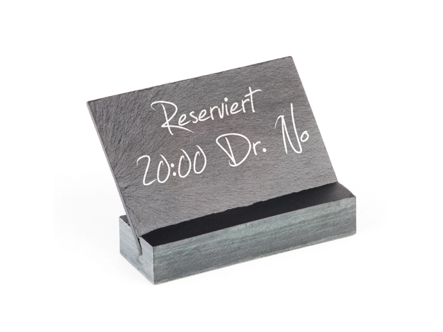 Plaque signalétique avec support