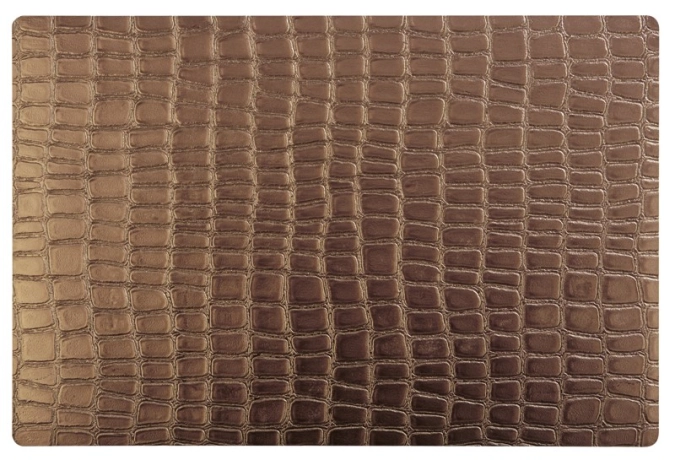 Tischset Croco 45x30cm kupfer