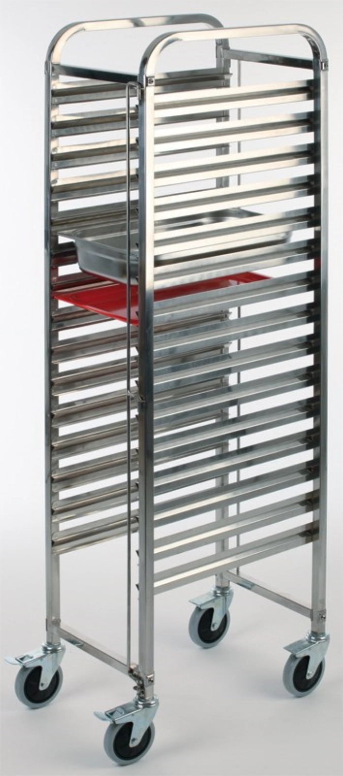 Regalwagen GN 1/1, ca. 55x38.5cm. H177cm