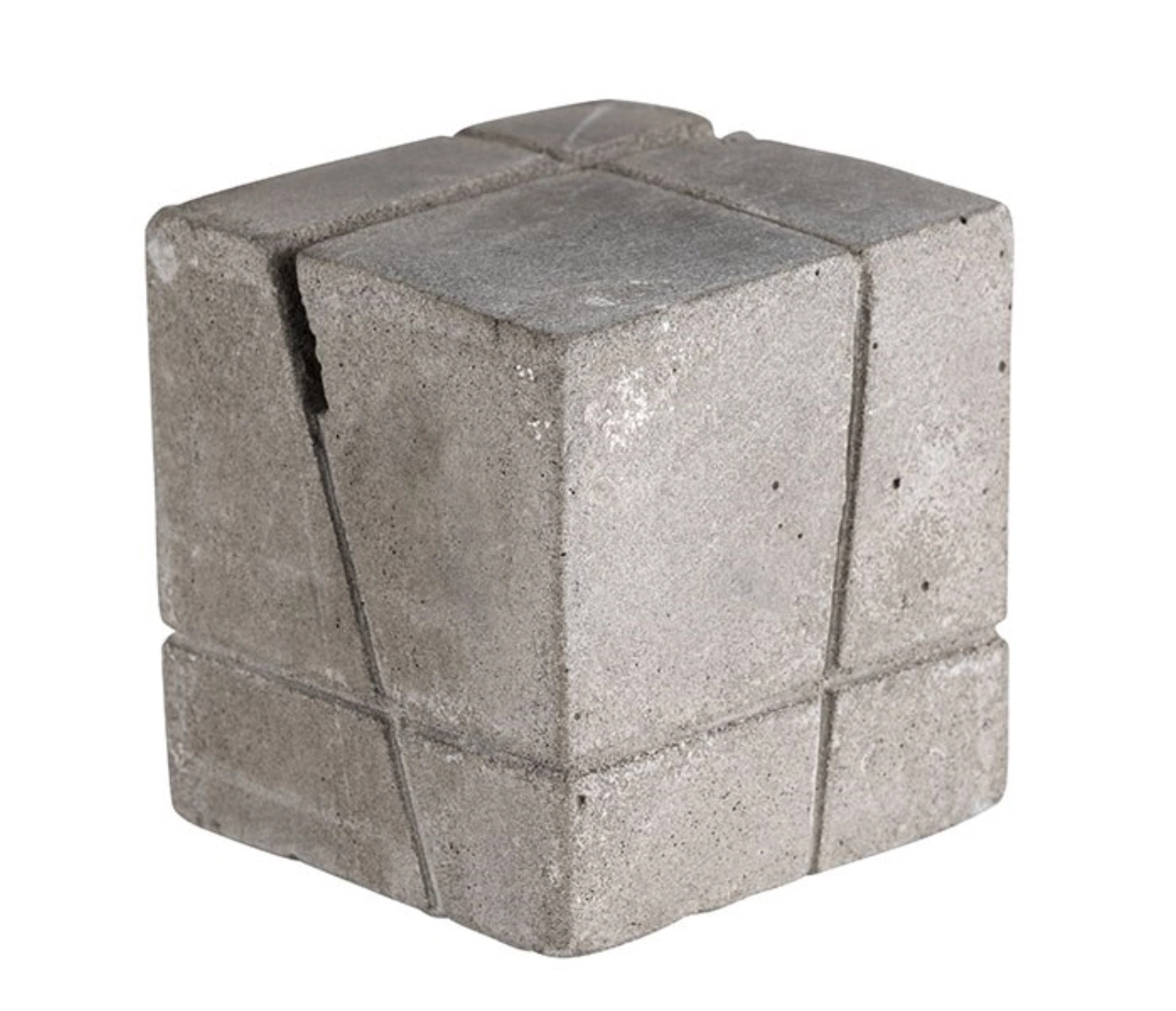 4er Set Tischsteller 3x3cm H: 3cm Beton