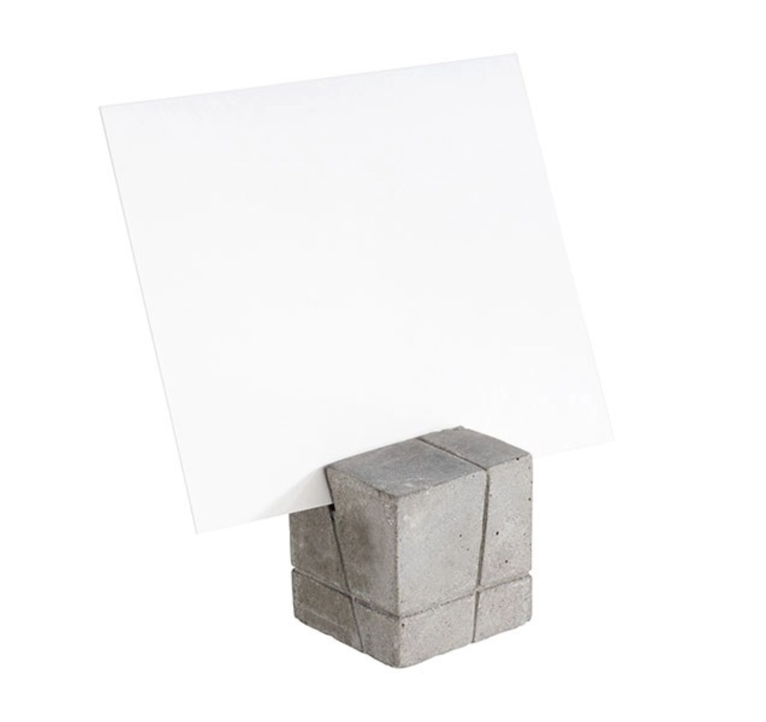 4er Set Tischsteller 3x3cm H: 3cm Beton