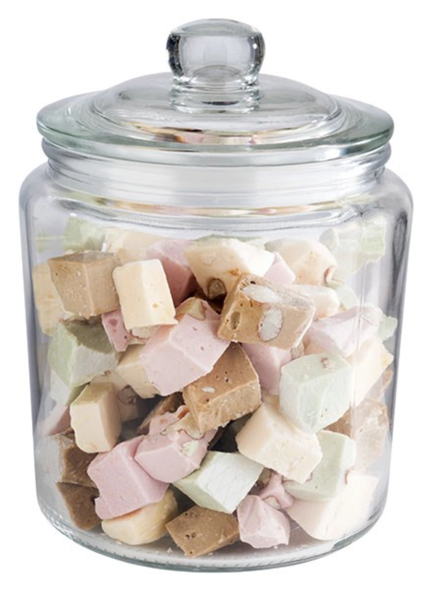 Pot en verre avec couvercle