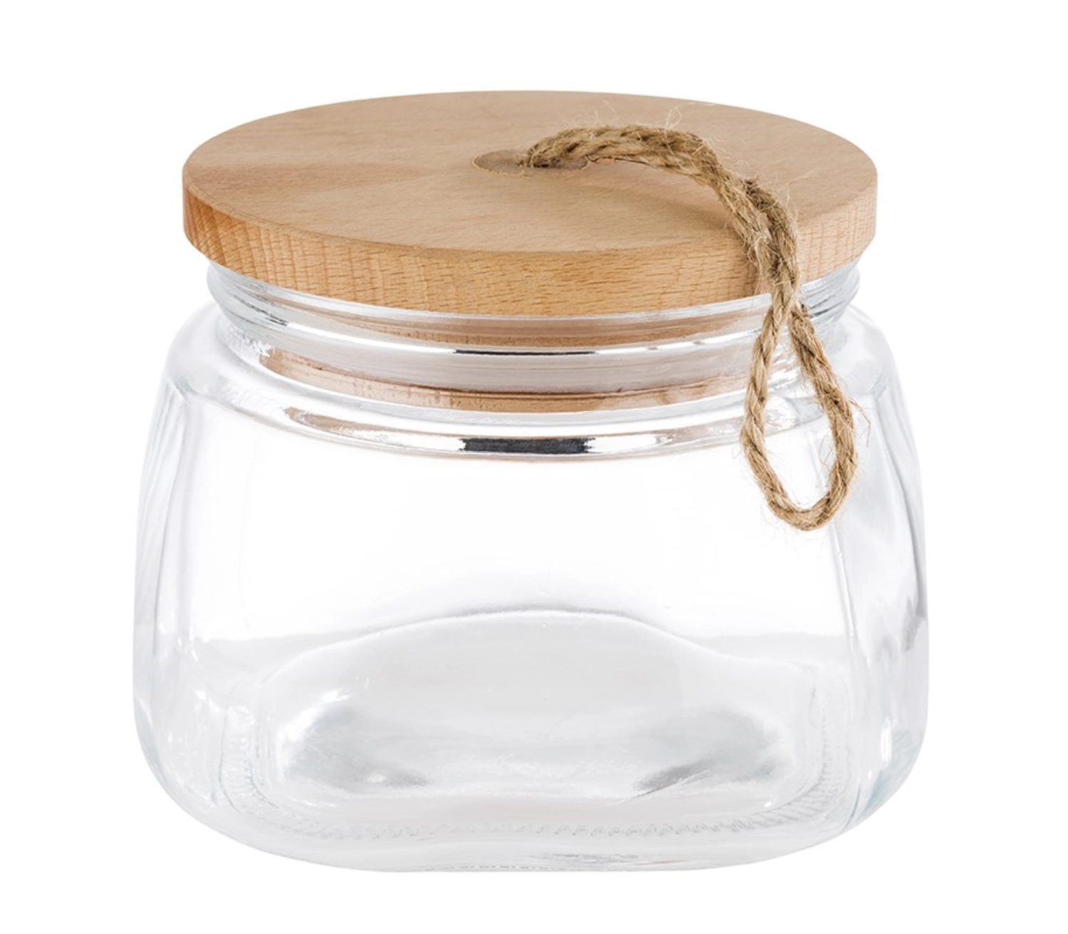 Pot en verre avec couvercle