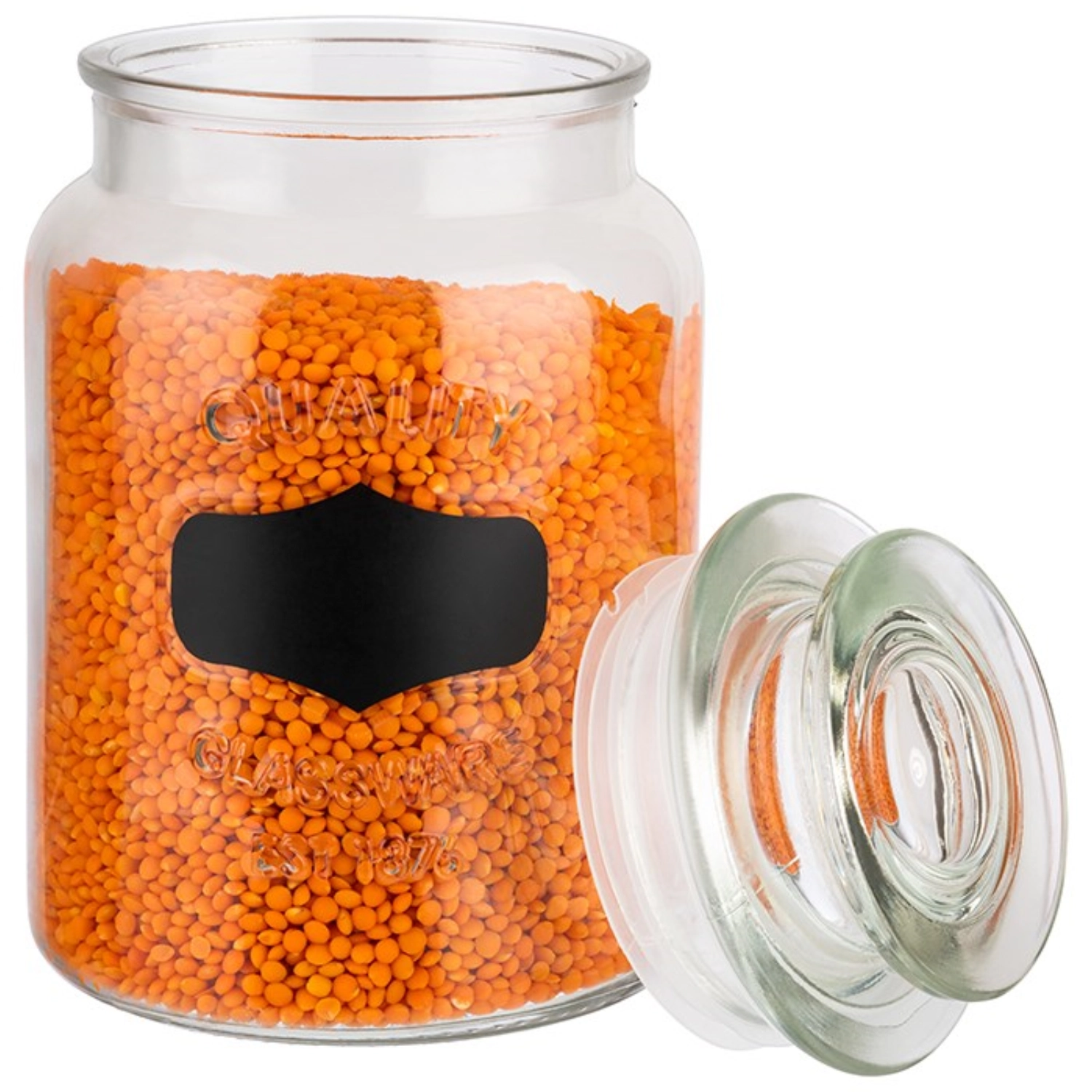 Canister Vorratsglas D11cm H18cm 1lt.