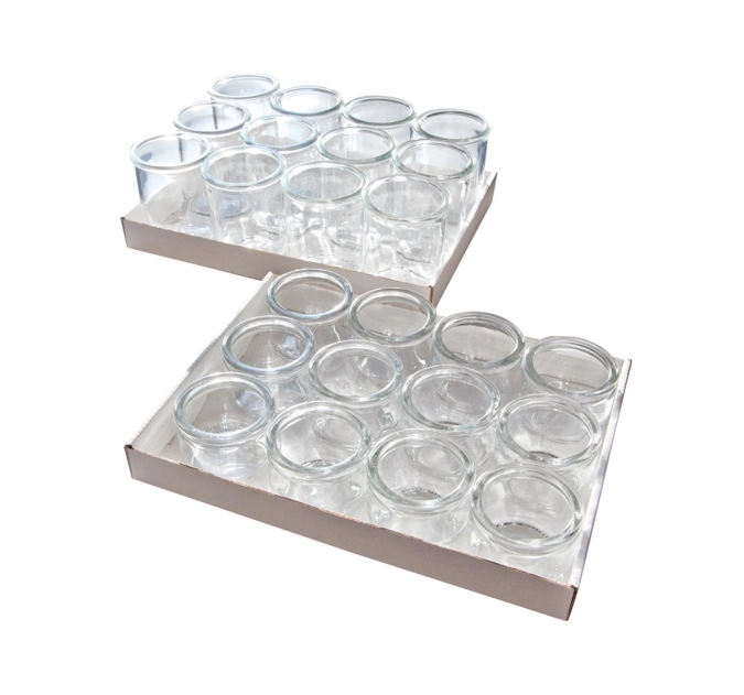 12er Set Gourmet-Gläser, D6cm, H8,5cm, 0,2 Liter