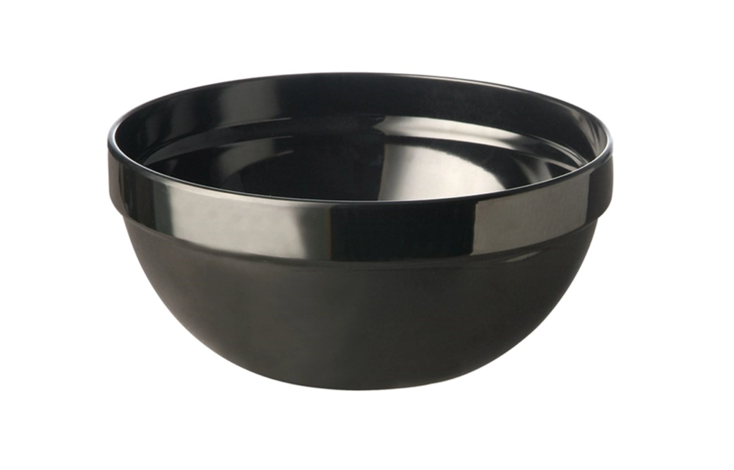 Schüssel stapelbar 0.5ltr. D: 14cm H: 6.5cm, schwarz