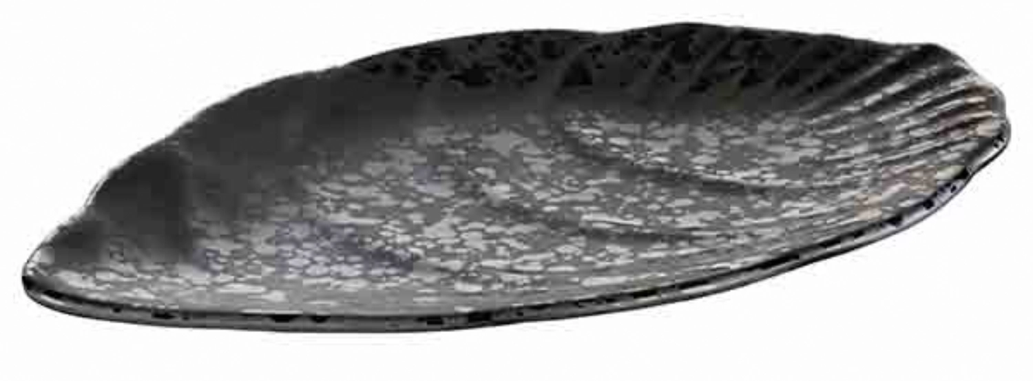 Plateau Glamour, noir, mélamine 15.5x25cm