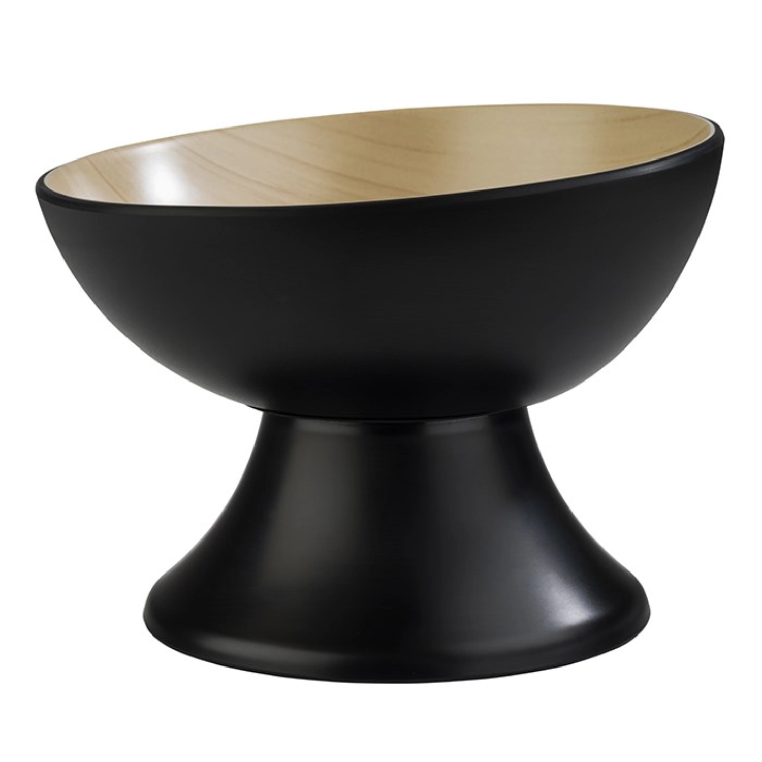 Schale FRIDA schwarz/Holzoptik D21.5cm, H7 / 8.5cm