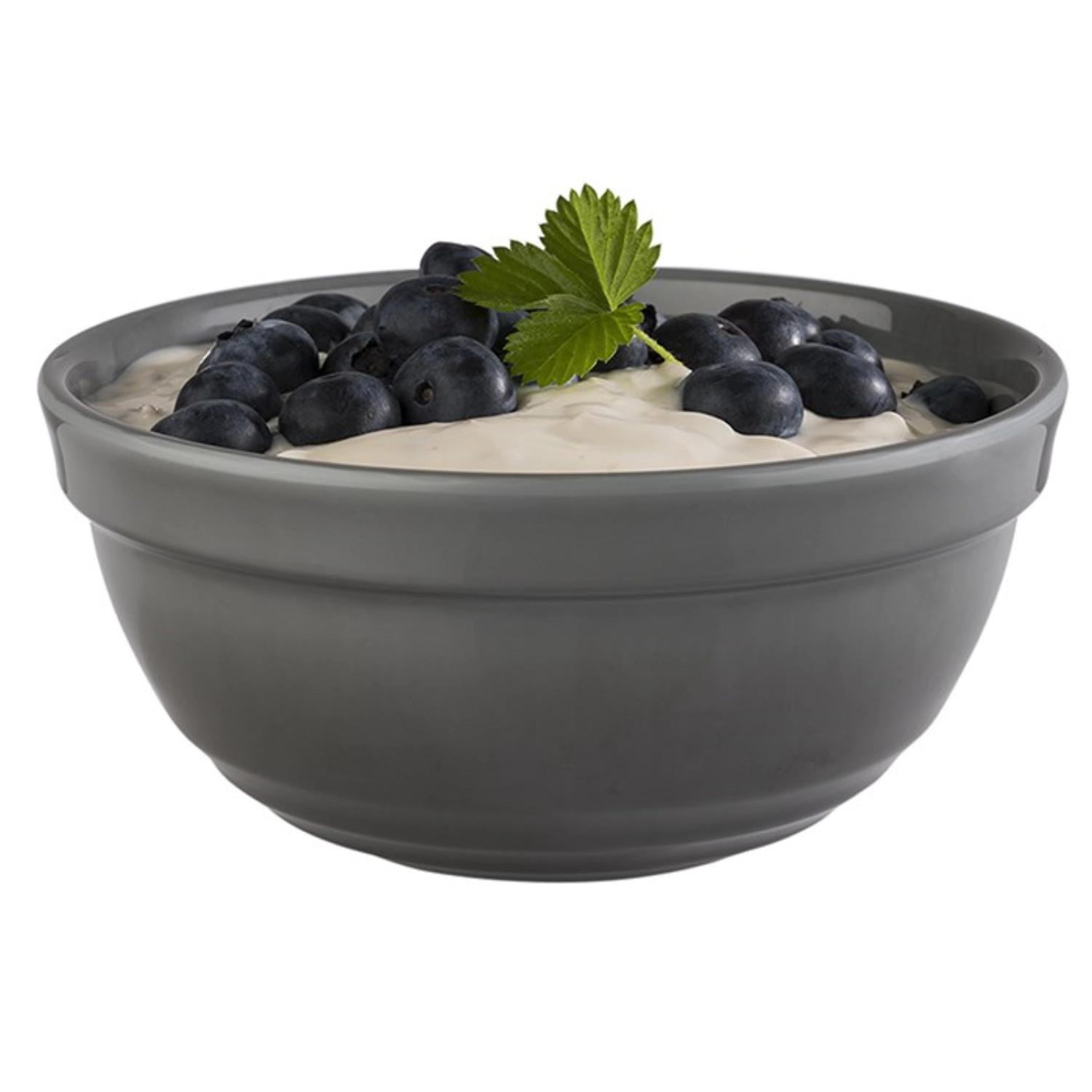 Schale EMMA D14cm H6.5cm Melamin grau