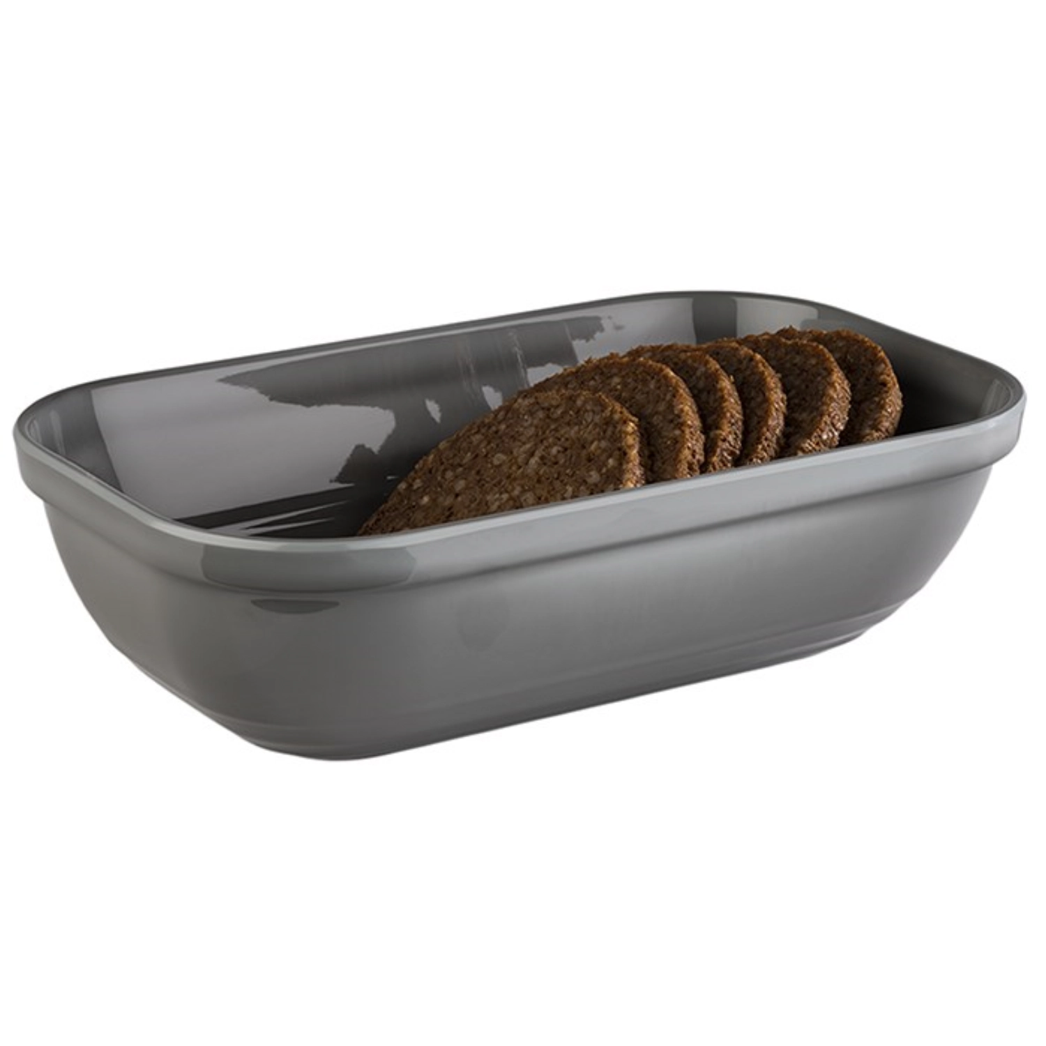 GN 1/4 Schale EMMA 26.5x16.2cm H7.5cm Melamin grau