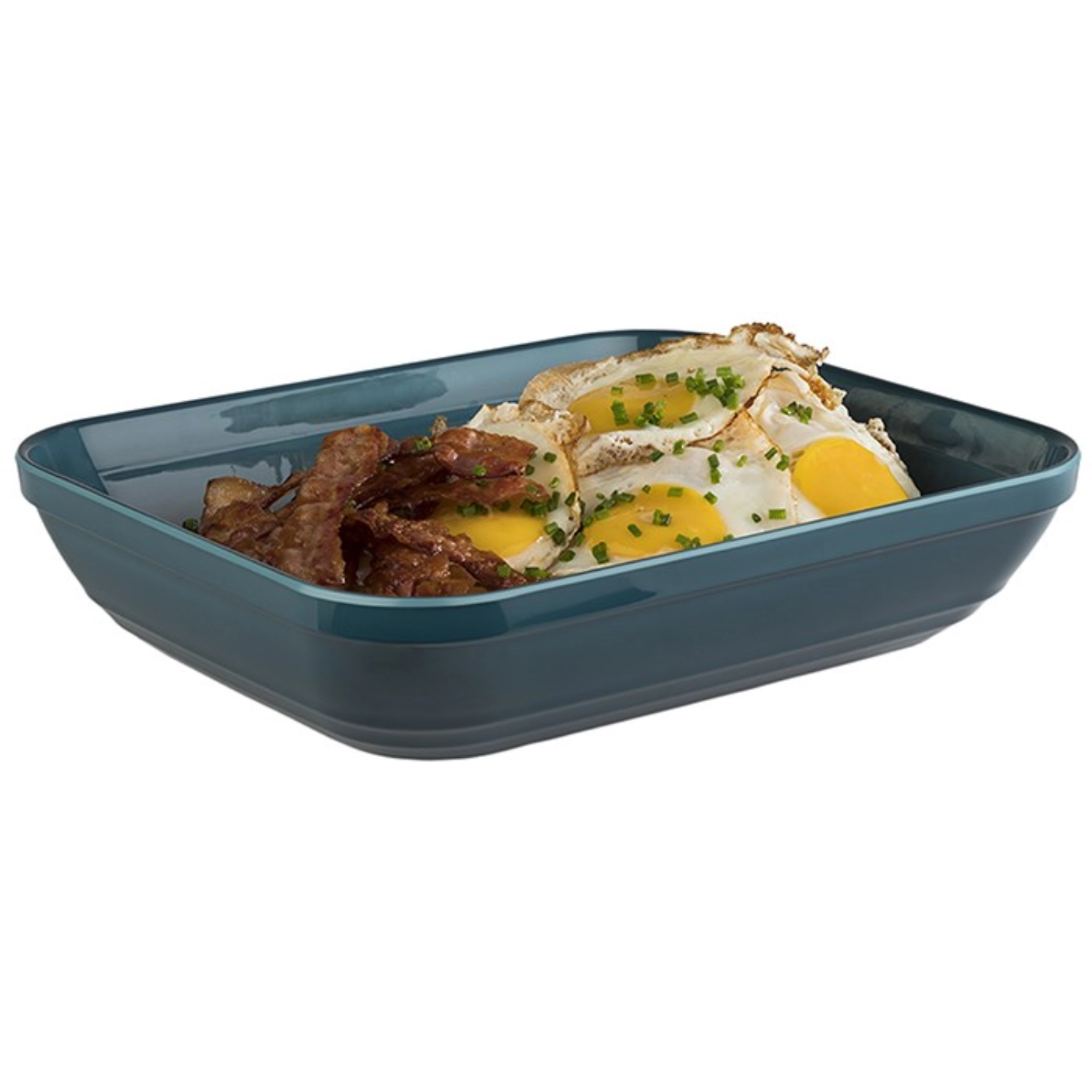 GN 1/2 Schale EMMA 32.5x26.5cm H7.5cm Melamin türkis