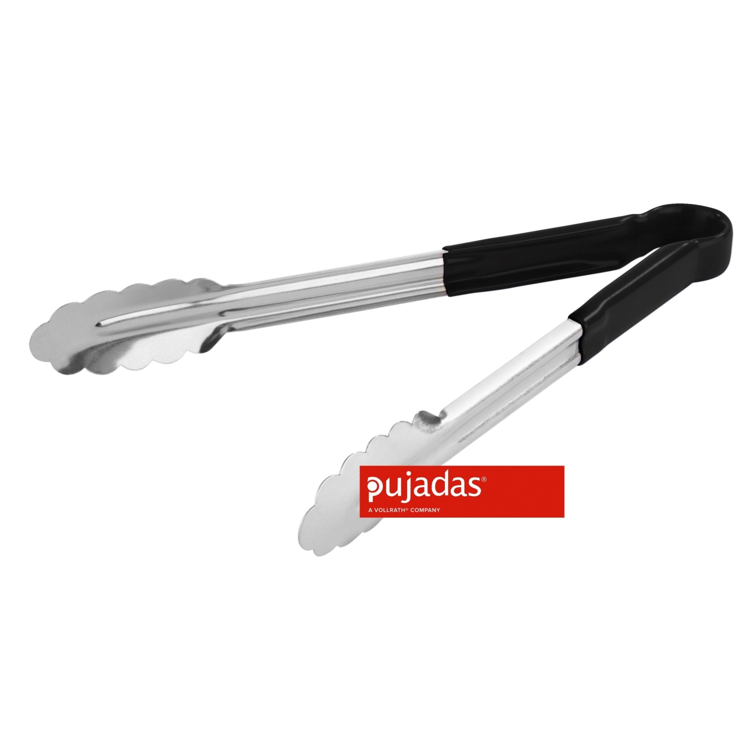 Buffetzange Griff schwarz 24cm