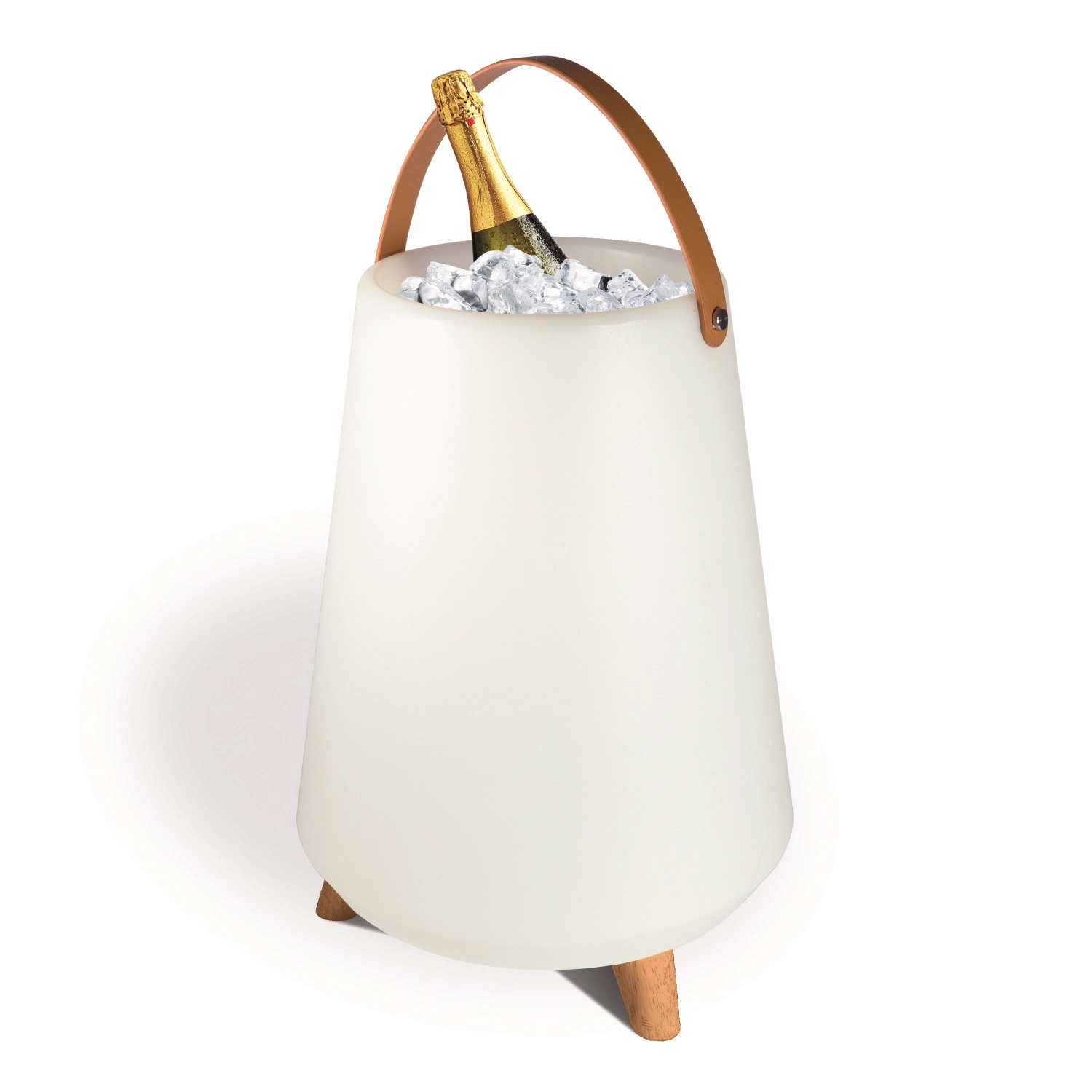 Bluetooth Lautsprecher u. Weinkühler LED Licht 30x41cm