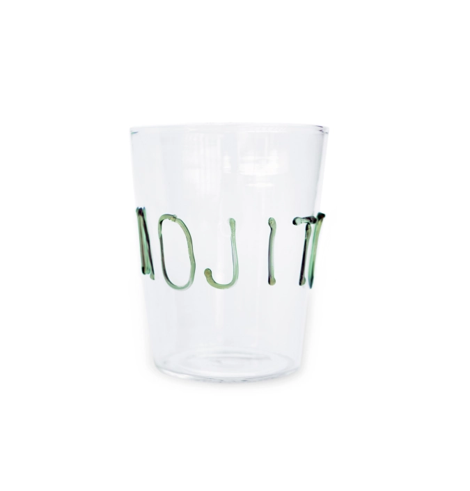 Verre à cocktail en borosilicate MOJITO, fait à la main, 500