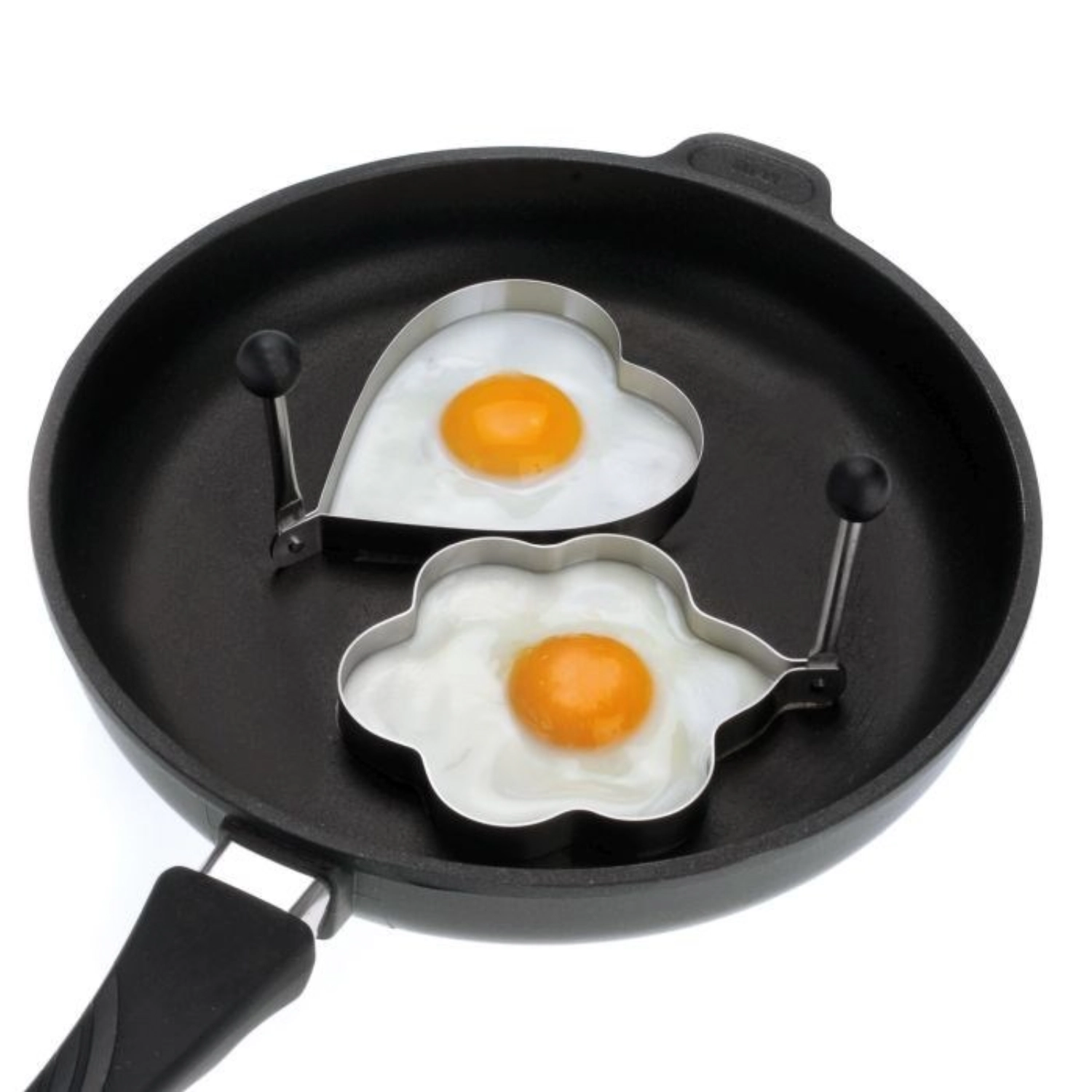 Set de 2 moules à aliments cœur
