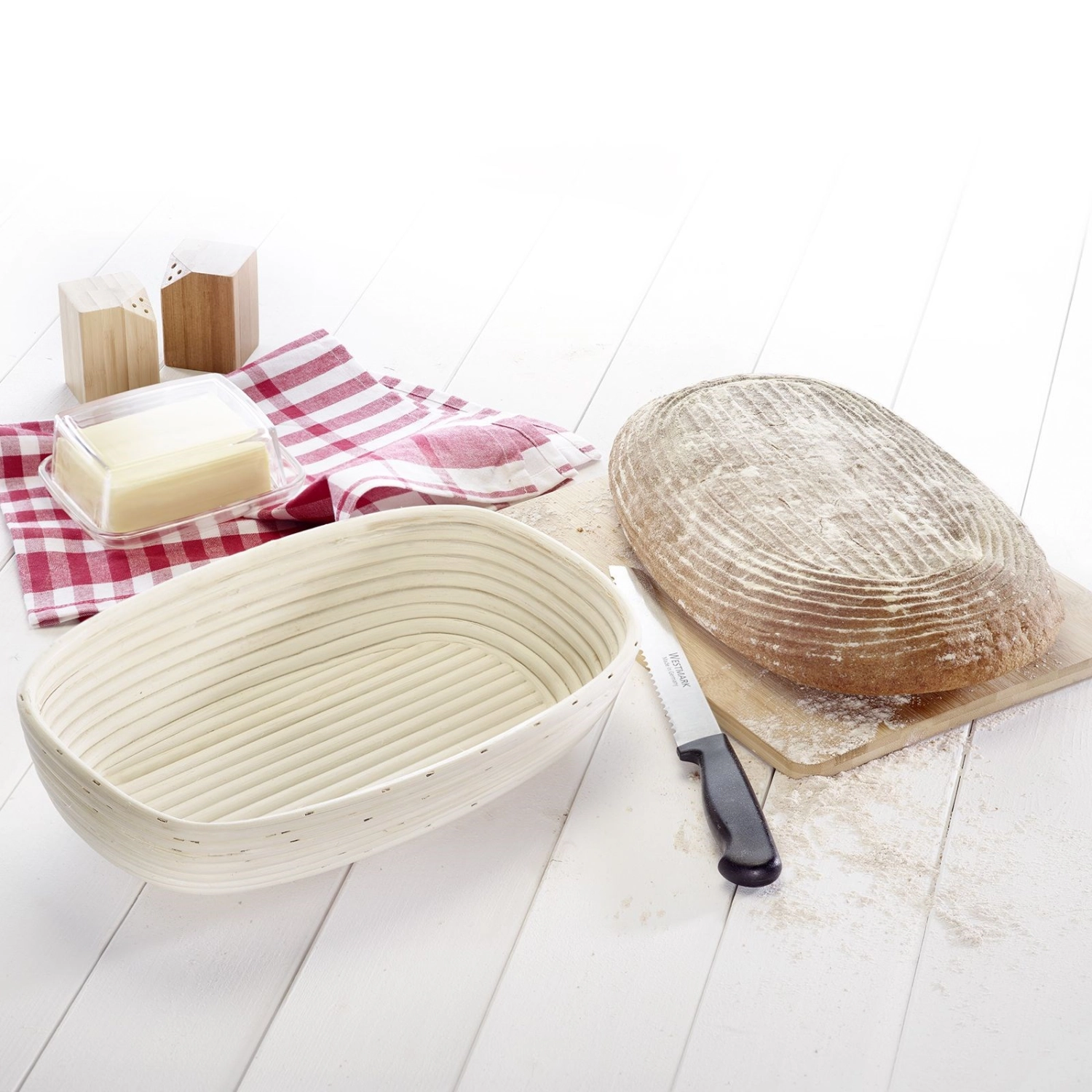 Set Gärkorb mit Bezug