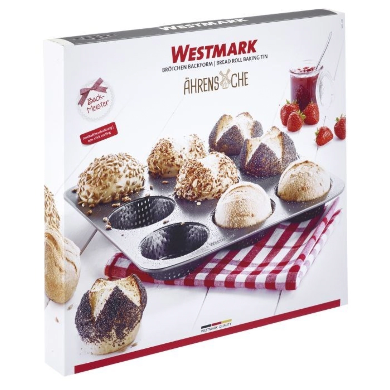 9er Brötchen Backform