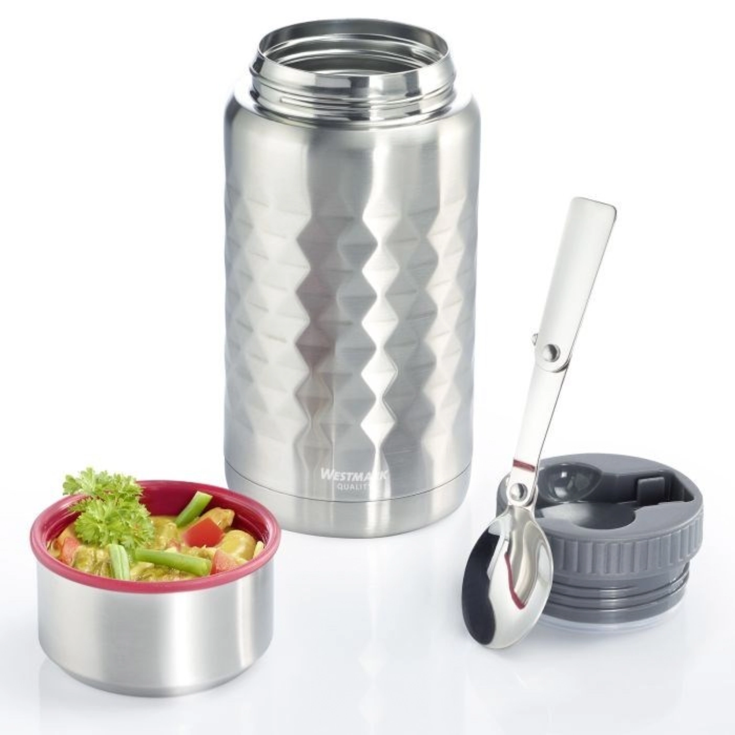 Lunch pot viva, 0,75l, argent