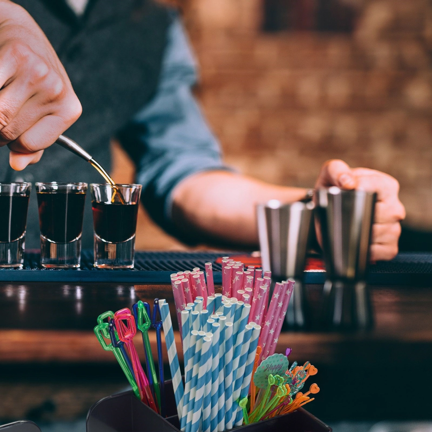 Bar Organizer mit 6 Fächer