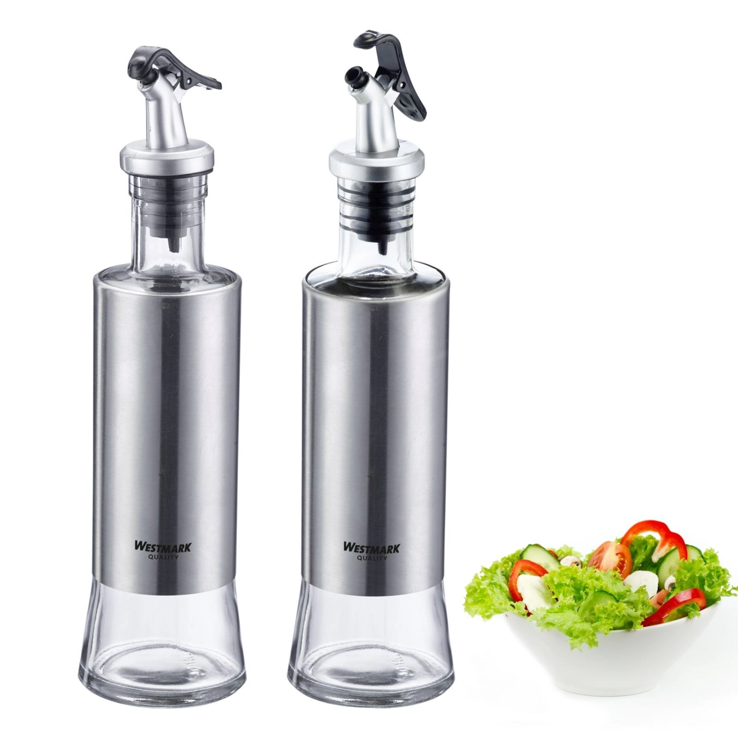 Set de 2 pcs. distributeur de vinaigre et d'huile lisbonne