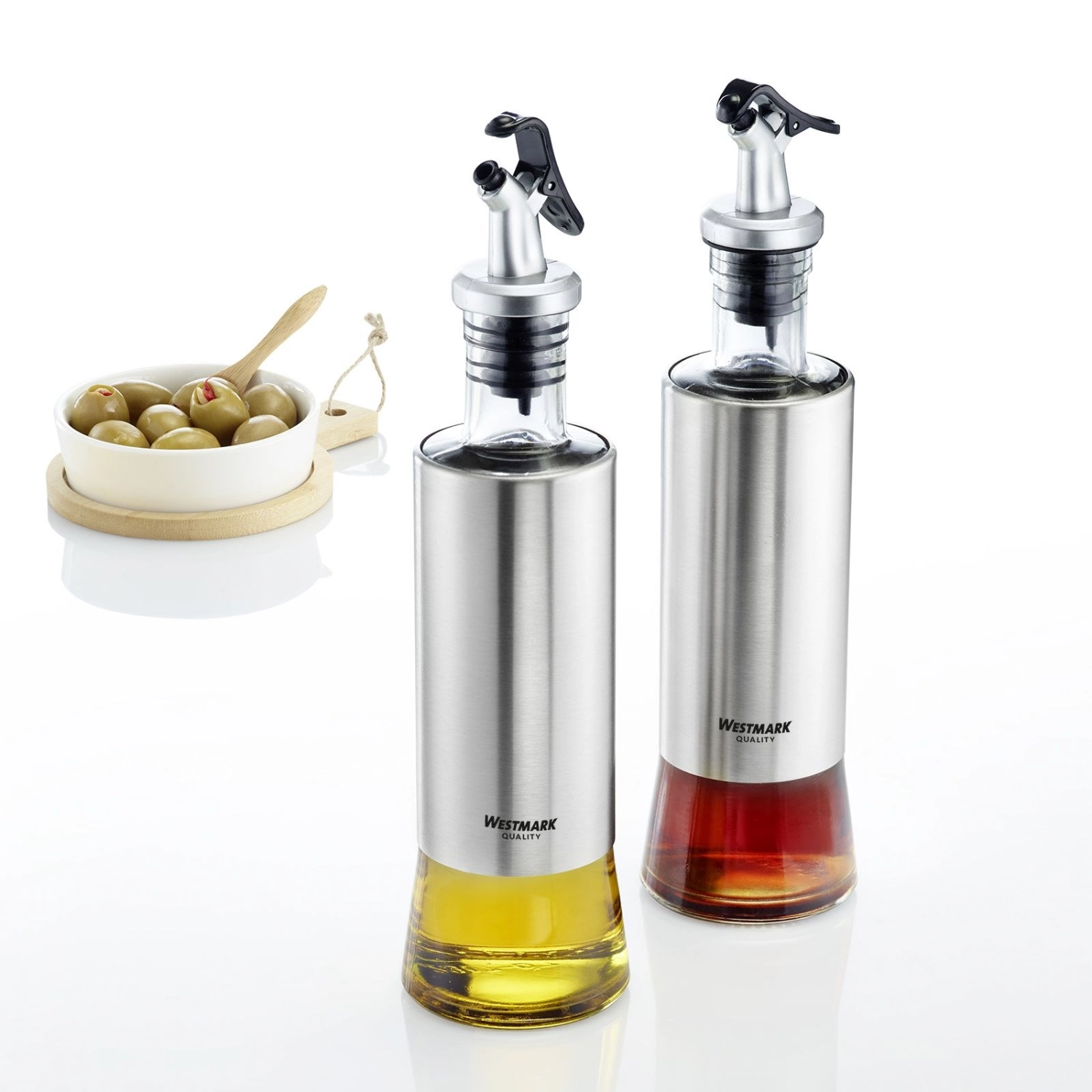 Set de 2 pcs. distributeur de vinaigre et d'huile lisbonne