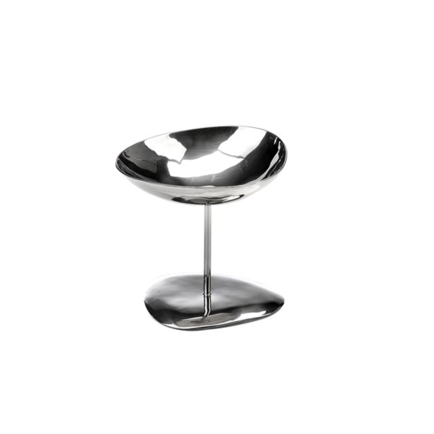 Coupe à glace a. pied, inox, martelé, 11.5x10cm, H11cm 0.15L