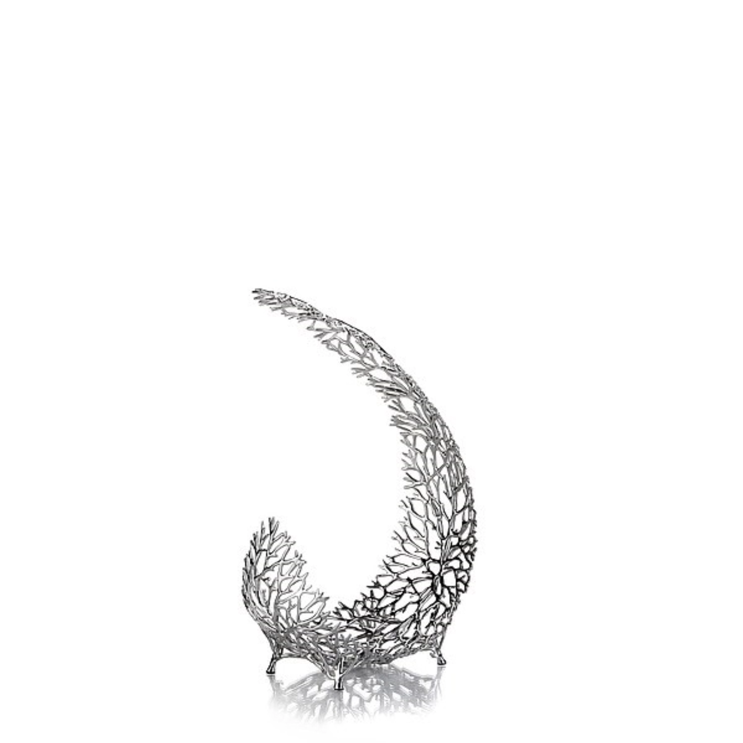 REEF Schale/Korb, Zinnlegierung, 21x12.5x33cm