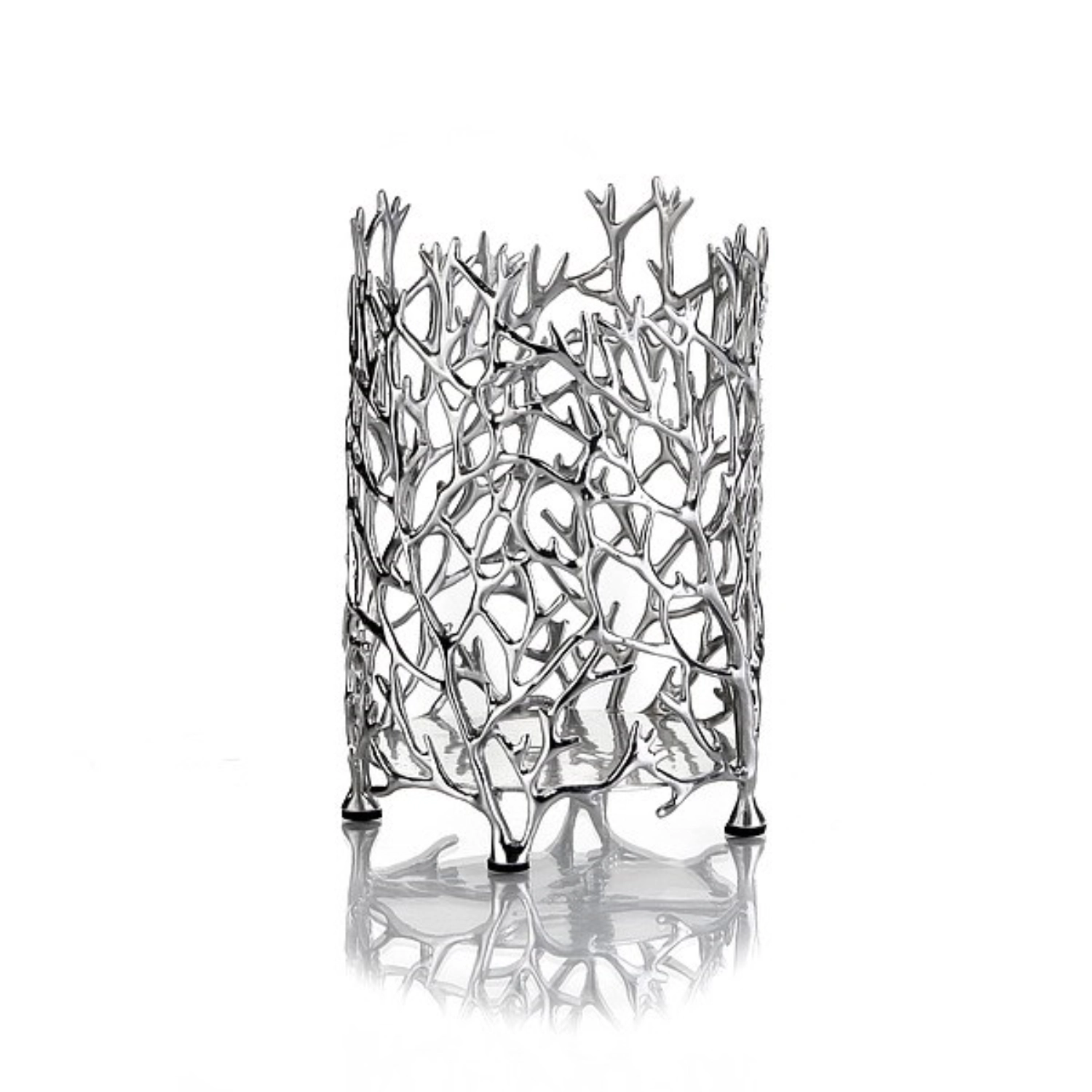 REEF Photophore, Alliage d'étain, D10cm, H15.5cm