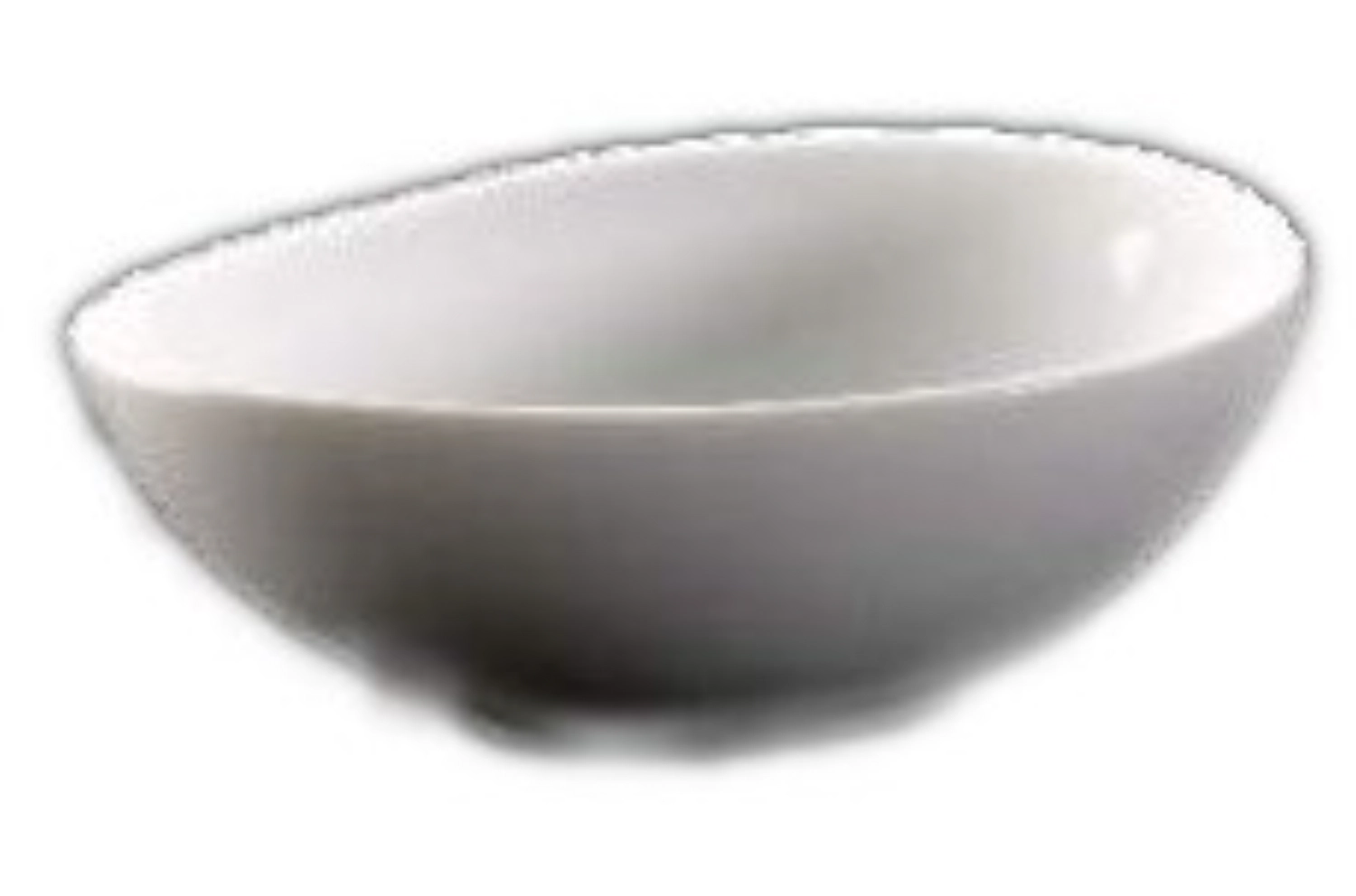Set de 12 bols ovales, porcelaine, blanc, 12.5x7.5x4cm, 0.1L