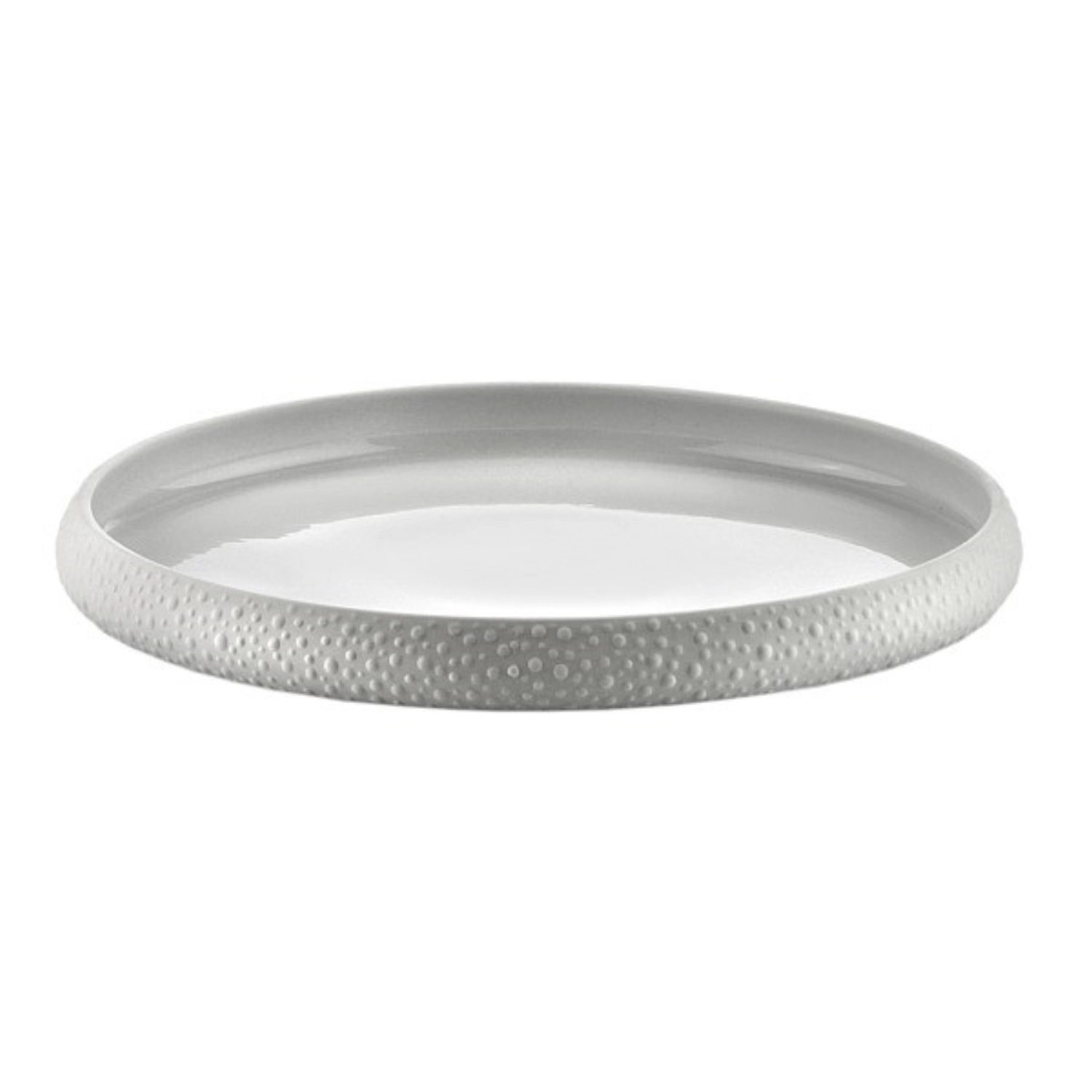 CUSPIS Plateau-Teller/Schale weiss, D25cm, H2.8cm, 0.8L