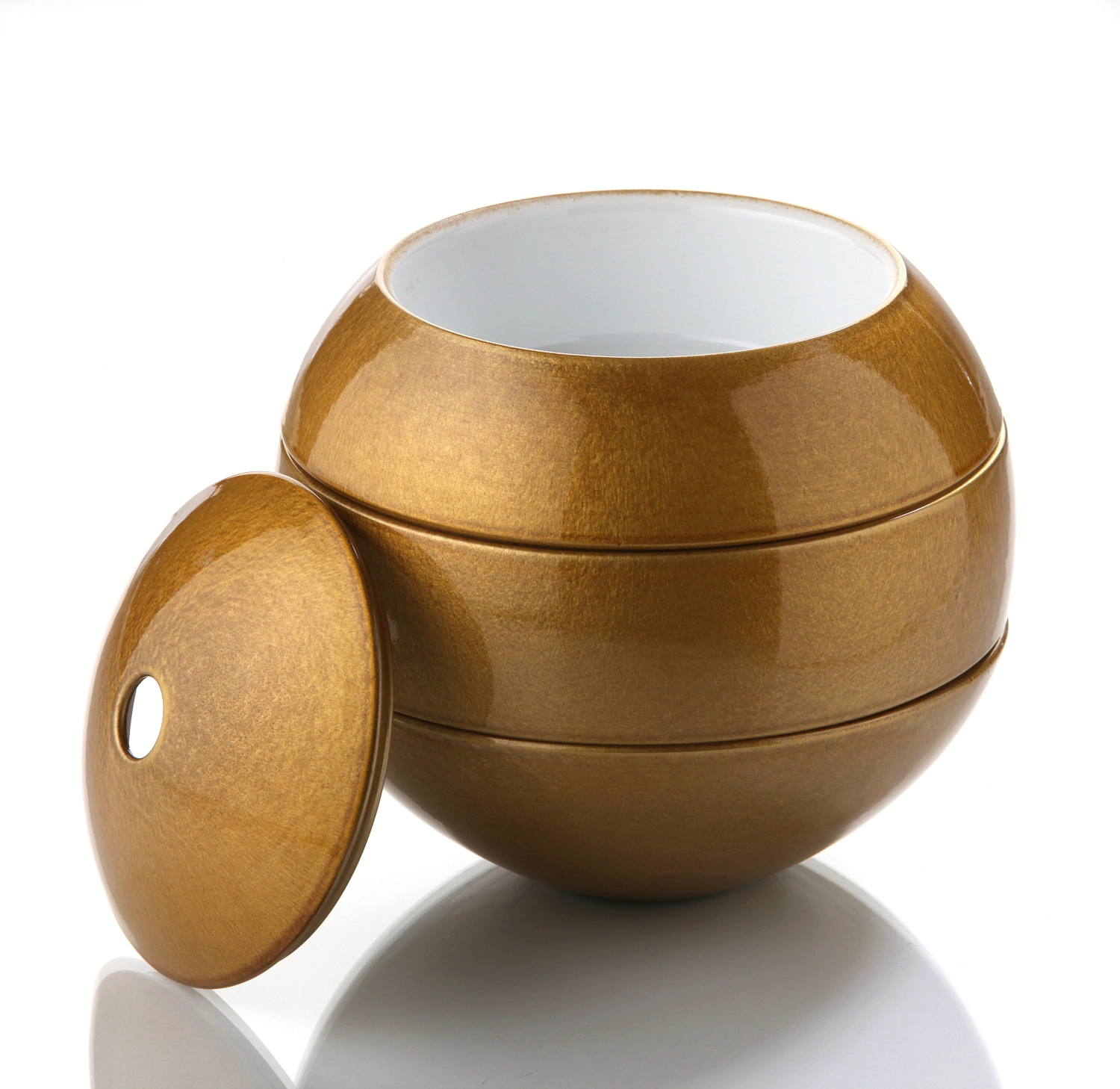 4pcs Boule en porcelaine ORO79