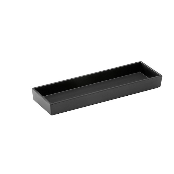 3er Set Einsatzschalezu Bentobox schwarz matt, 29.5x9x3.3cm