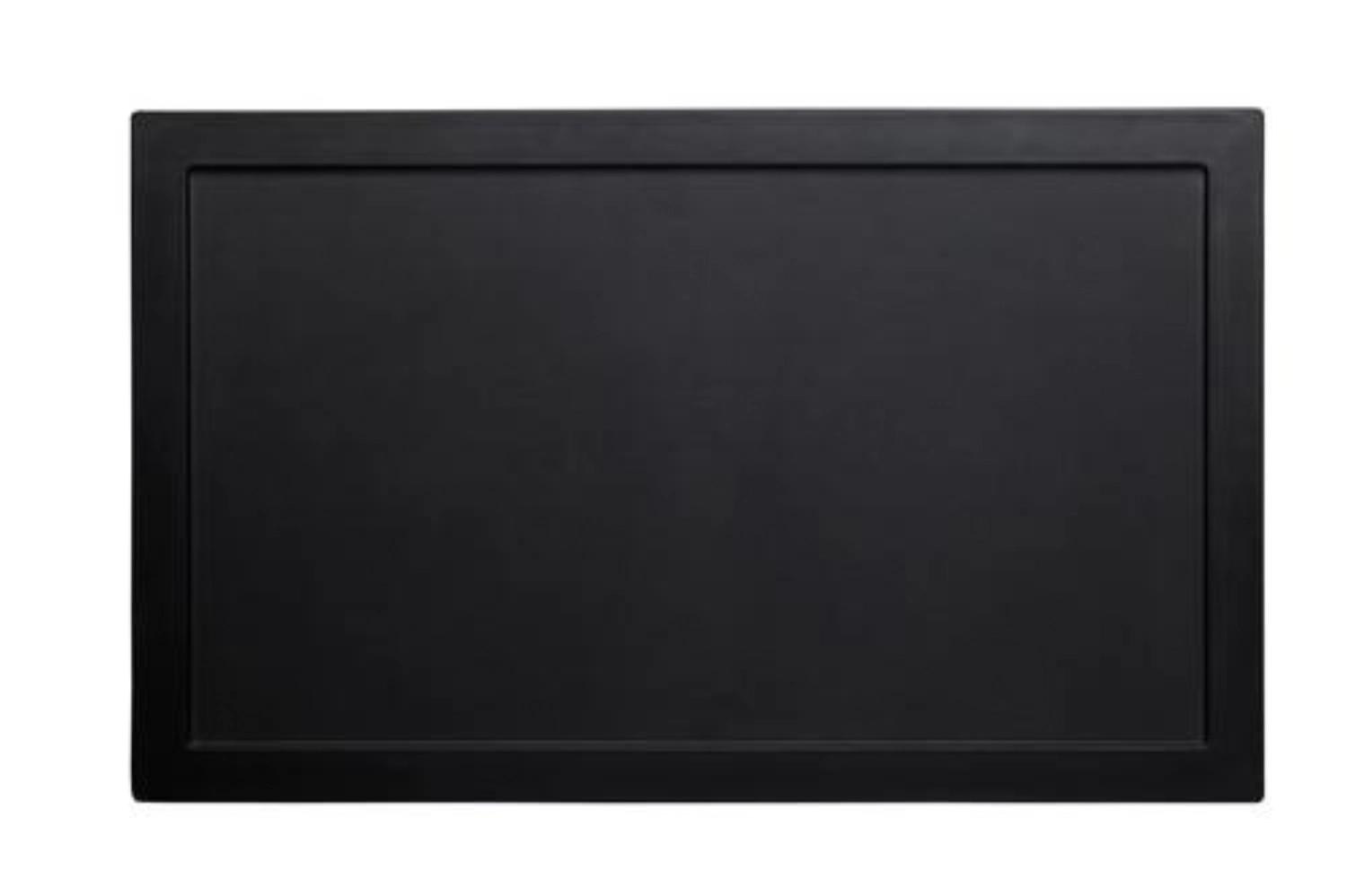 2er Set GN-Tablett 1/1, Melamin, schwarz matt, 53x32.5x1.8cm